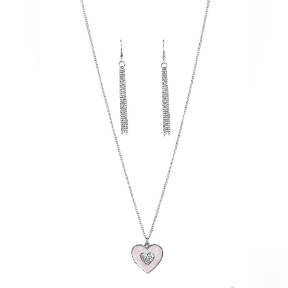 So This Is Love - Pink necklace set OBO